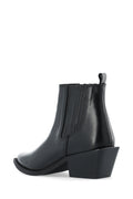 Biamona Western Boot Low Chelsea Crust - Black