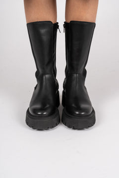 Biagarbi High Chelsea Boot Crust - Black