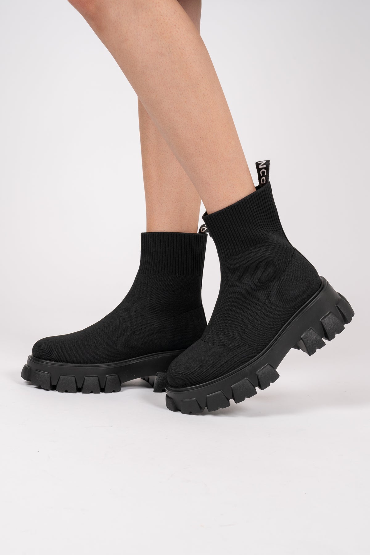 Biaprima Sock Boot Knit - Black