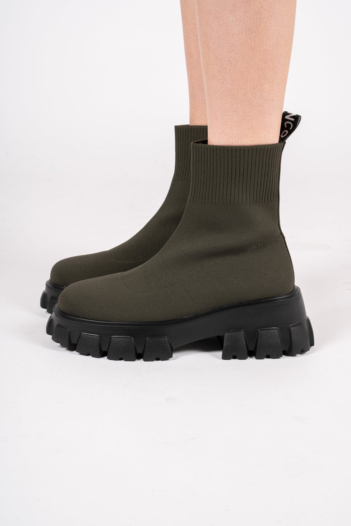 Biaprima Sock Boot Knit - Olive