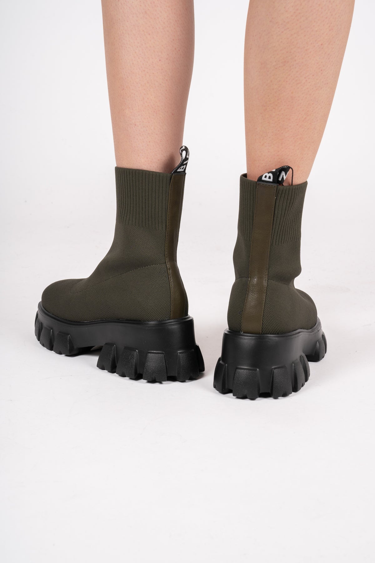 Biaprima Sock Boot Knit - Olive