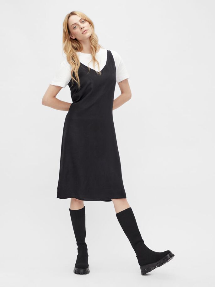 Biaprima Knee High Sock Boot Knit - Black