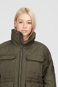 W. Queens Side Slit Jacket - Dark Army