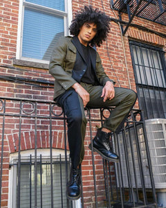 1460 Smooth Leather Lace Up Boots - Black Vintage