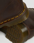1460 Crazy Horse Leather Lace Up Boots - Dark Brown