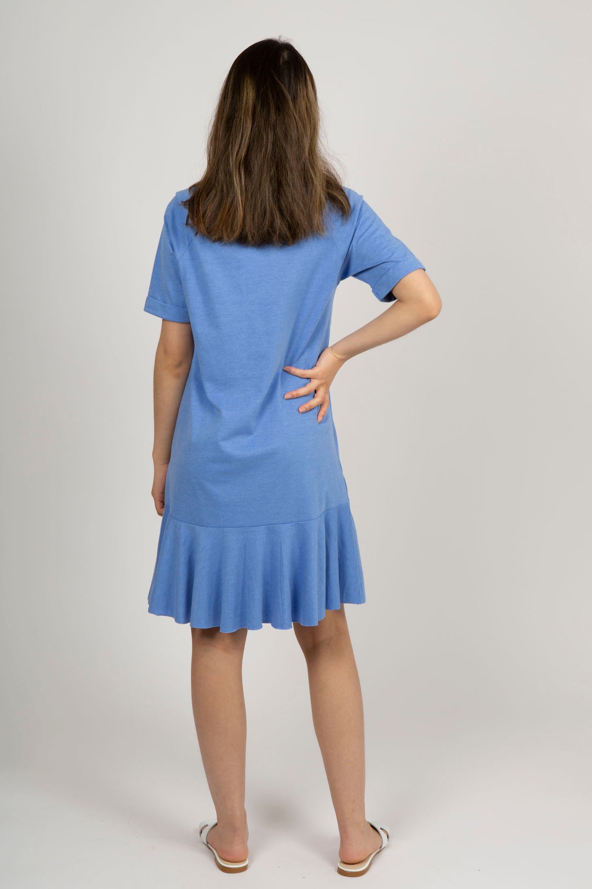 Payton Dress - Blue Melange