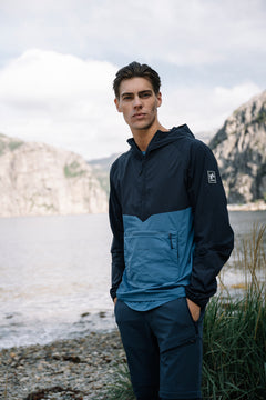 Flåm 2.0 Light Anorakk - Marineblå - Men