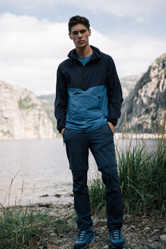 Flåm 2.0 Light Anorakk - Marineblå - Men