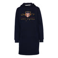 Archive Shield Hoodie Dress - Evening Blue