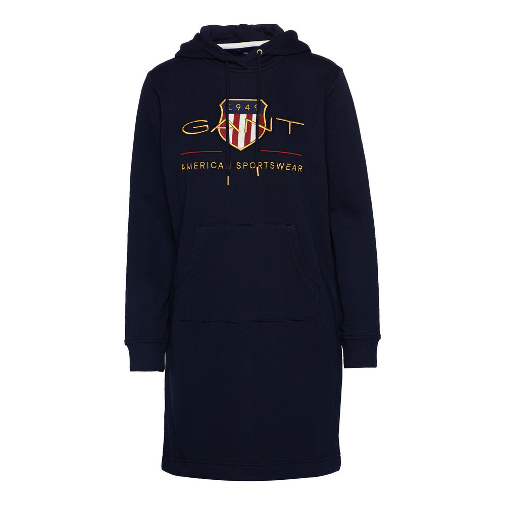 Archive Shield Hoodie Dress - Evening Blue