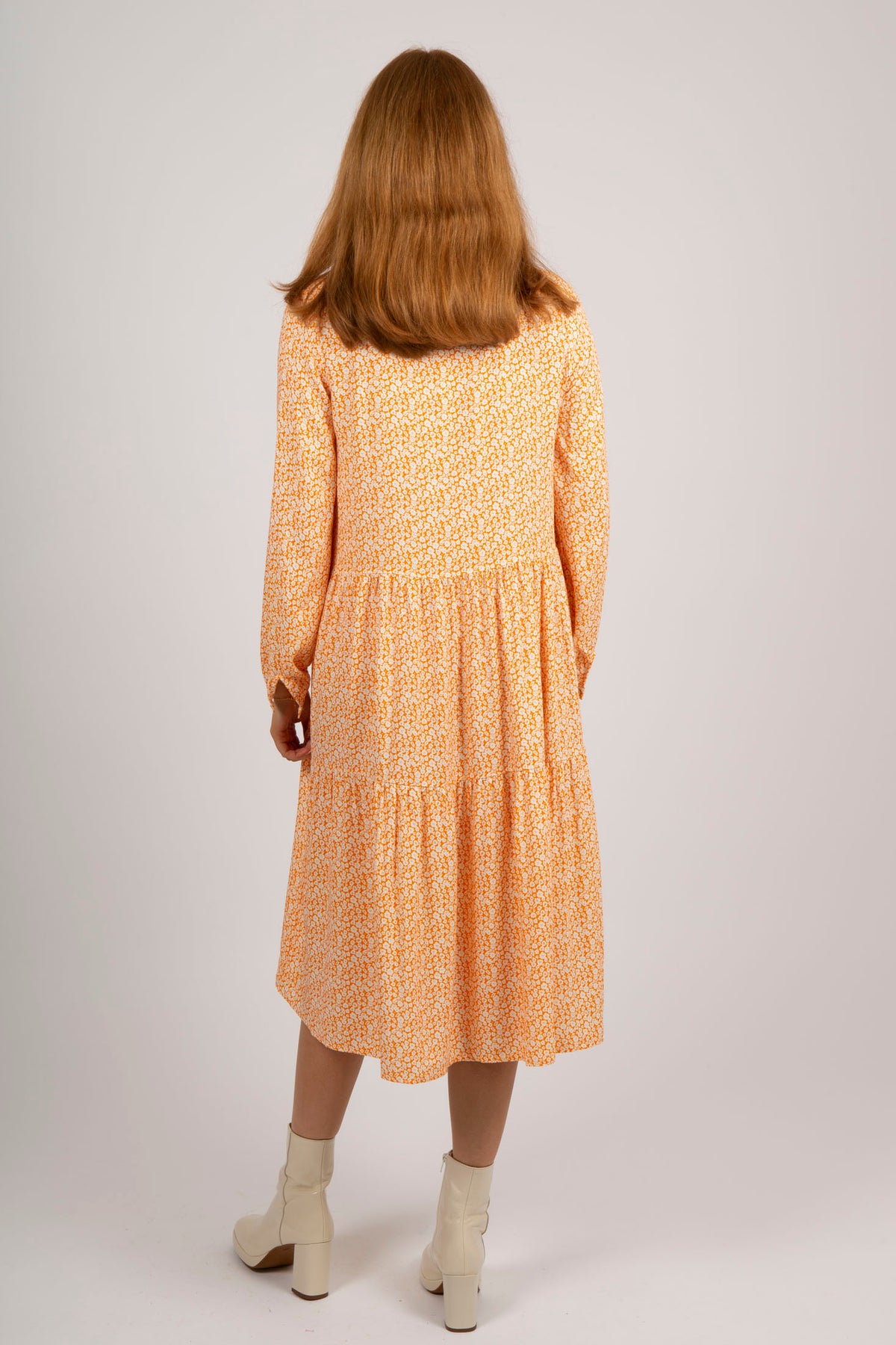 Lipe Summer Dress - Orange Flower