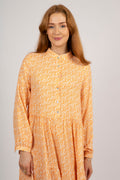 Lipe Summer Dress - Orange Flower