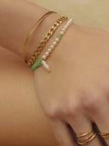 Sentiero Armband (S/M) - Guld