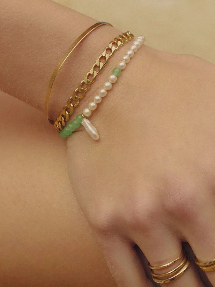 Sentiero Armband (S/M) - Guld