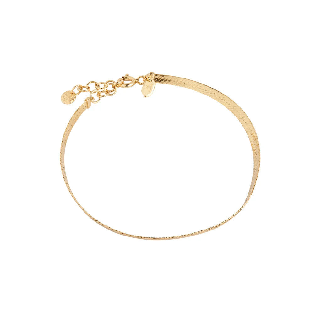 Sentiero Armband (S/M) - Guld