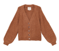 Hairy Knit Cardigan - Camel - ByTimo - Gensere - VILLOID.no