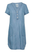 KaminasPW Dress - Medium Blue Denim