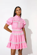 Iro Mini Dress - Blush Pink