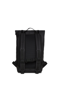 Velcro Rolltop Backpack - Black