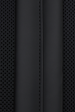 Velcro Rolltop Backpack - Black