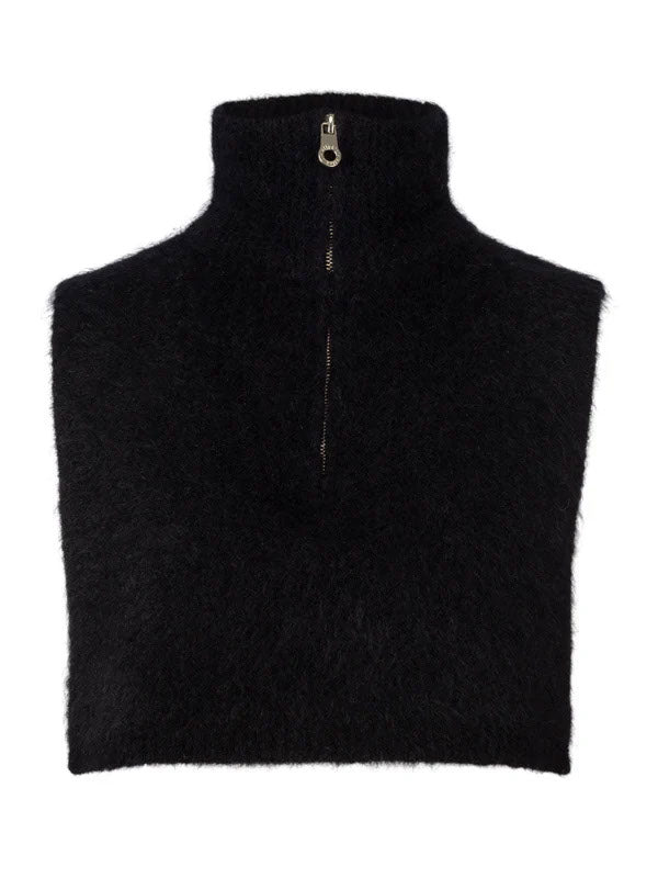 Belinda Chunky High Neck - Black