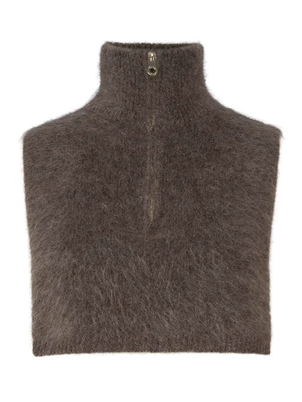 Belinda Chunky High Neck - Brown