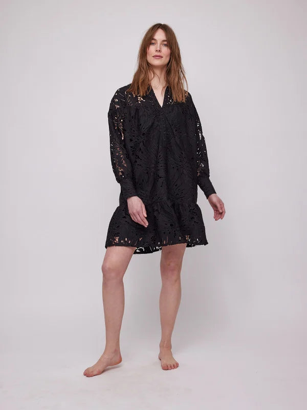 Michaela Lace Dress - Black