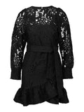 Sally Lace Dress - Black