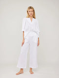 Zoe Linen Pants - White