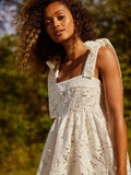 Aundry Lace Dress - White