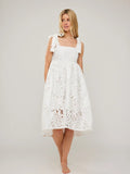 Aundry Lace Dress - White
