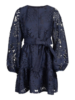 Jordyn Lace Dress - Navy