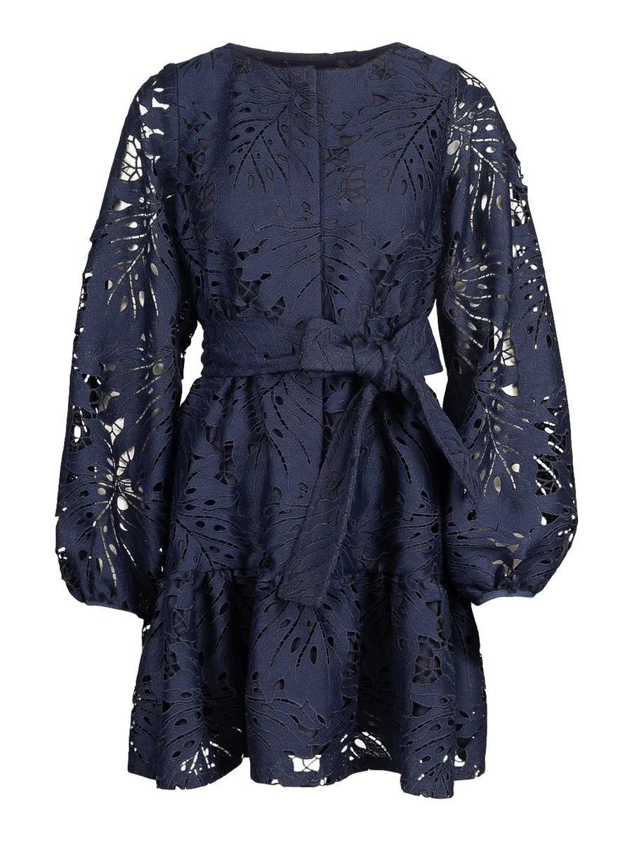 Jordyn Lace Dress - Navy