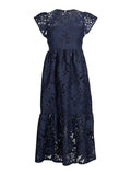 Ruth Lace Dress - Navy