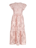 Ruth Lace Dress - Dusty Pink