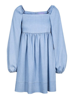 Alma Denim Dress - Blue Denim