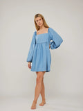 Alma Denim Dress - Blue Denim