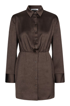 Polish Shirt Dress - Dark Oak