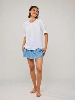 Villie Denim Skirt - Blue Denim