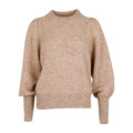 Kelsey Knit Blouse - Beige Melange - Neo Noir - Gensere - VILLOID.no