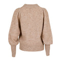 Kelsey Knit Blouse - Beige Melange - Neo Noir - Gensere - VILLOID.no