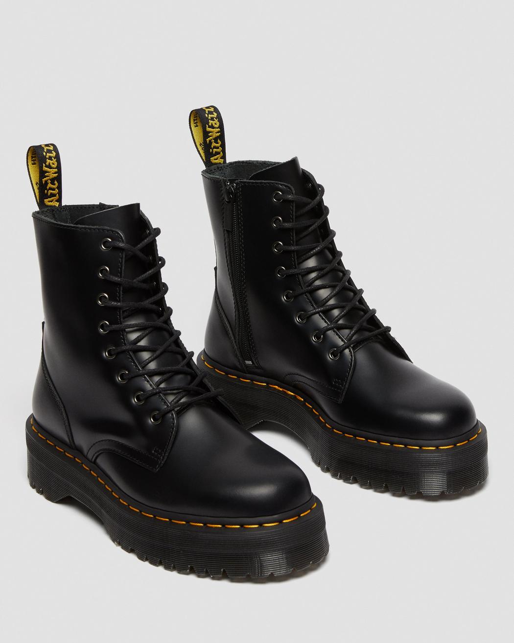 Dr.Martens - Jadon Black Polished Smooth - Dr.Martens - Sko - VILLOID.no