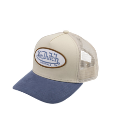Trucker Boston - Beige/Blå