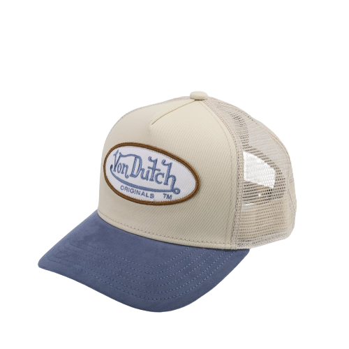 Trucker Boston - Beige/Blå