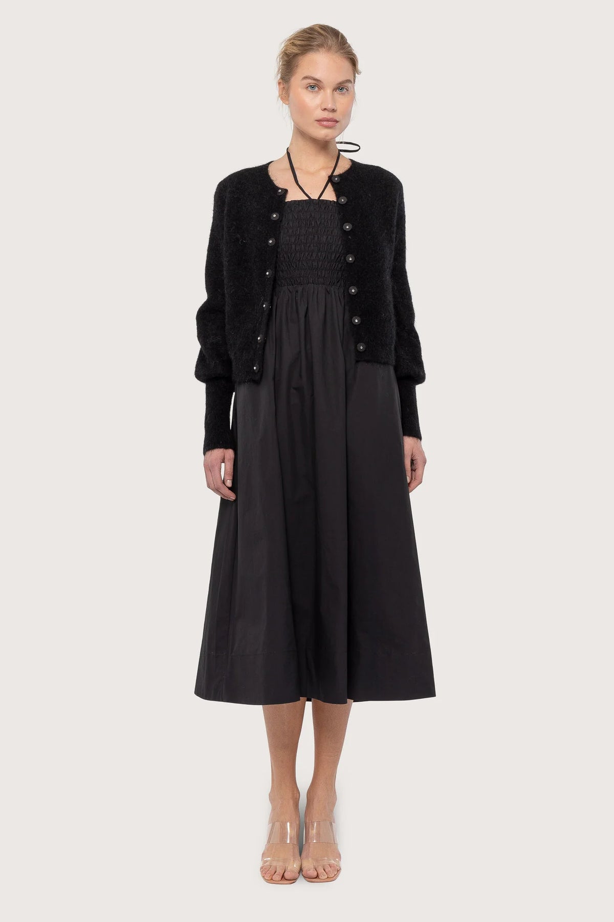 Mohair Petit Cardigan - Black