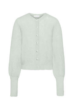 Mohair Petit Cardigan - Feather Green