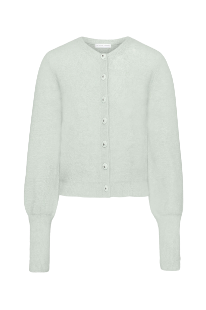 Mohair Petit Cardigan - Feather Green