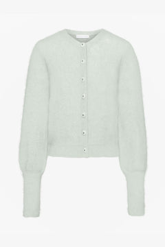 Mohair Petit Cardigan - Feather Green