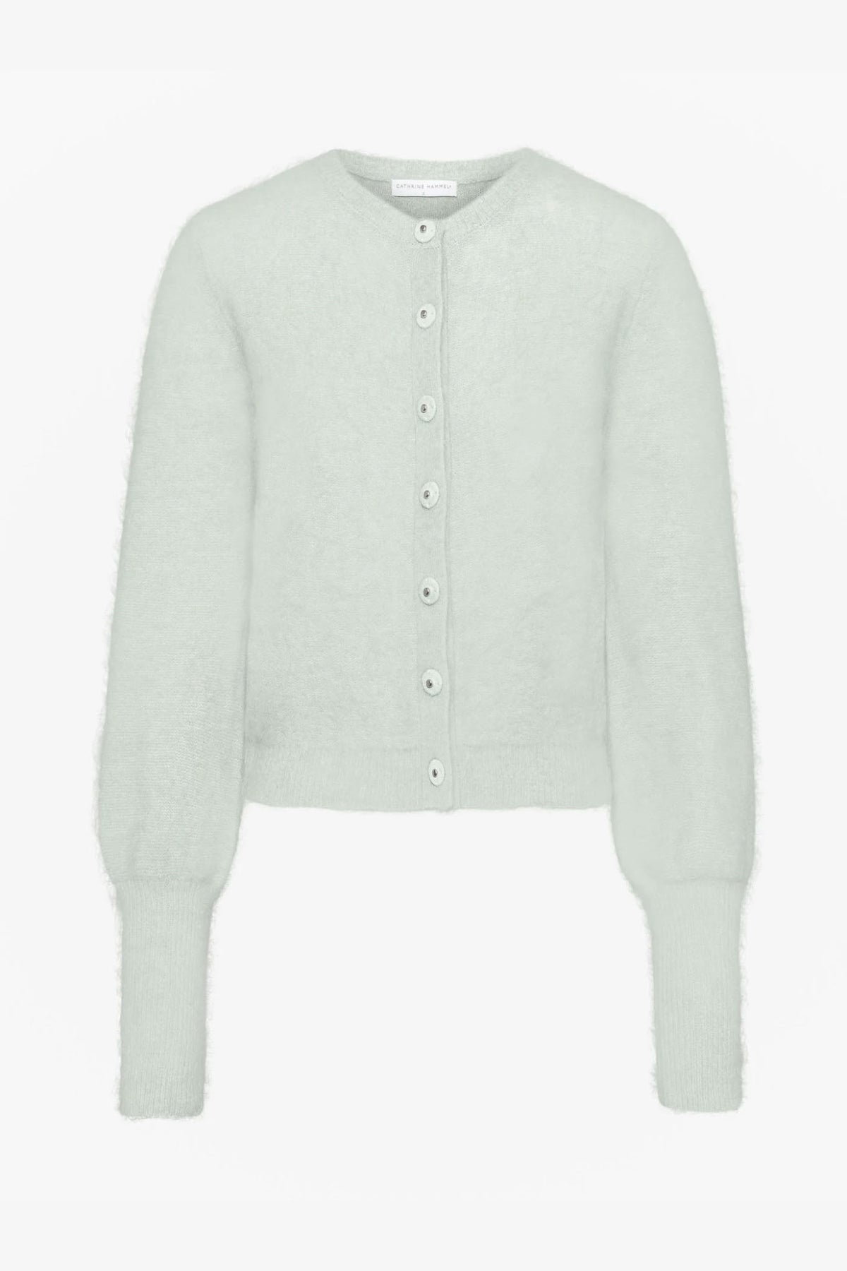 Mohair Petit Cardigan - Feather Green