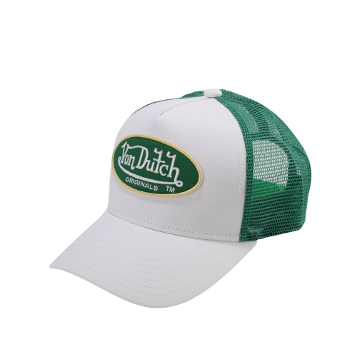 Trucker Boston - Hvit/Grønn